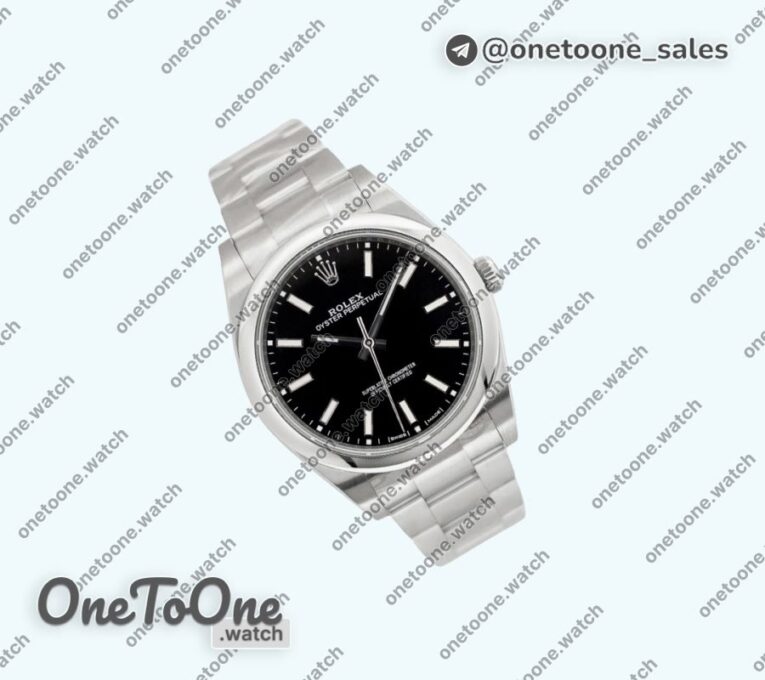 Реплика часов Rolex Oyster Perpetual 114300 39mm Black&White Dial Oyster Bracelet