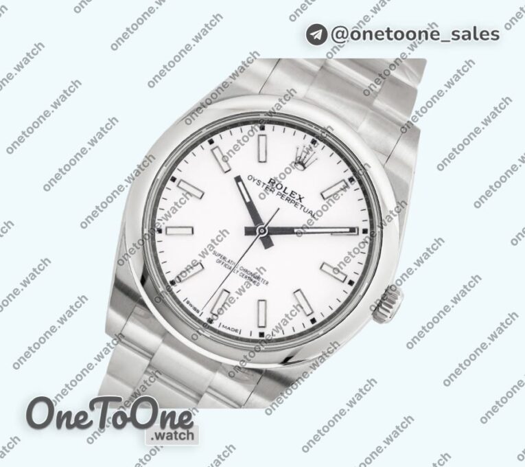 Реплика часов Rolex Oyster Perpetual 114300 39mm Black&White Dial Oyster Bracelet