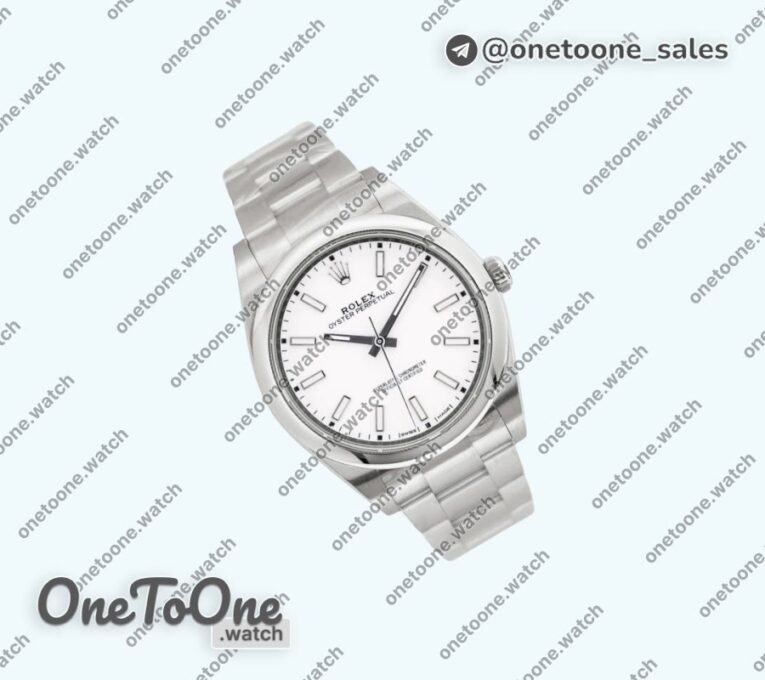 Реплика часов Rolex Oyster Perpetual 114300 39mm Black&White Dial Oyster Bracelet