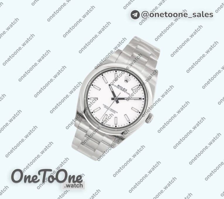 Реплика часов Rolex Oyster Perpetual 114300 39mm Black&White Dial Oyster Bracelet