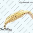 Реплика часов Rolex Day Date 40mm Yellow gold Top-tier Копия один в один Roman Marker Green Dial Yellow gold Bracelet