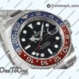 Реплика часов Rolex T Master II 126710 BLRO Pepsi 904L Stainless steel Top-tier Копия один в один Black Dial Oyster Bracelet C+F CHS