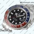 Реплика часов Rolex T Master II 126710 BLRO Pepsi 904L Stainless steel Top-tier Копия один в один Black Dial Oyster Bracelet C+F CHS