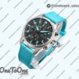 Реплика часов Iwc Pilot IW388108 41 “MERCEDES-AMG PETRONAS FOULA ONE™ TEAM” Black Dial Green Numbers TWF