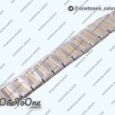 Реплика часов Cartier Tank Francaise Ladies 25mm Stainless steel/Yellow gold Top-tier Копия один в один White Diamonds Dial on Stainless steel Bracelet Ronda Quartz
