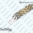 Реплика часов Cartier Panthère Top-tier Копия один в один Yellow gold/Stainless steel White Dial on Yellow gold/Stainless steel Bracelet Ronda Quartz