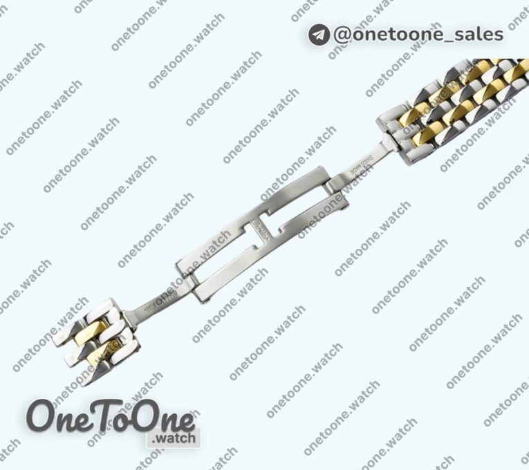 Реплика часов Cartier Panthère Top-tier Копия один в один Yellow gold/Stainless steel White Dial on Yellow gold/Stainless steel Bracelet Ronda Quartz