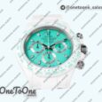 Реплика часов Rolex Daytona AET Top-tier Копия один в один Biscay Green Dial White Nano Ceramic Case and Bracelet