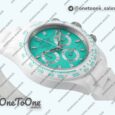Реплика часов Rolex Daytona AET Top-tier Копия один в один Biscay Green Dial White Nano Ceramic Case and Bracelet