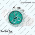 Реплика часов Rolex Daytona AET Top-tier Копия один в один Biscay Green Dial White Nano Ceramic Case and Bracelet