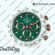 Реплика часов Rolex Daytona AET Top-tier Копия один в один Green Dial White Nano Ceramic Case and Bracelet