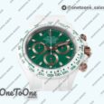 Реплика часов Rolex Daytona AET Top-tier Копия один в один Green Dial White Nano Ceramic Case and Bracelet