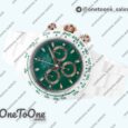 Реплика часов Rolex Daytona AET Top-tier Копия один в один Green Dial White Nano Ceramic Case and Bracelet