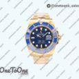 Реплика часов Rolex Submariner 126618 Yellow gold Case Black&Blue Dials E