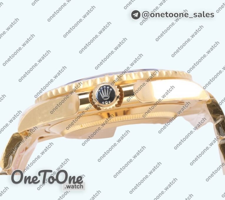 Реплика часов Rolex Submariner 126618 Yellow gold Case Black&Blue Dials E