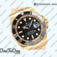 Реплика часов Rolex Submariner 126618 Yellow gold Case Black&Blue Dials E