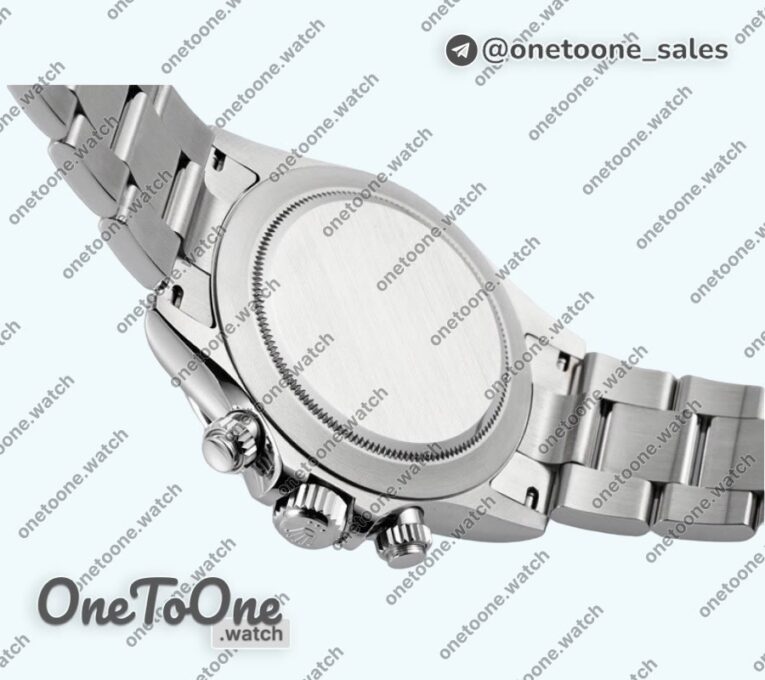 Реплика часов Rolex 2023 Daytona 126500 Top-tier Копия один в один 904L Stainless steel Case White Dial Bracelet