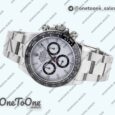 Реплика часов Rolex 2023 Daytona 126500 Top-tier Копия один в один 904L Stainless steel Case White Dial Bracelet