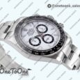 Реплика часов Rolex 2023 Daytona 126500 Top-tier Копия один в один 904L Stainless steel Case White Dial Bracelet