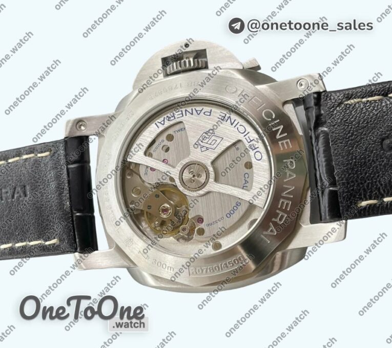 Реплика часов Panerai PAM 312 R Top-tier Копия один в один on Black Leather Strap P.9000 V2