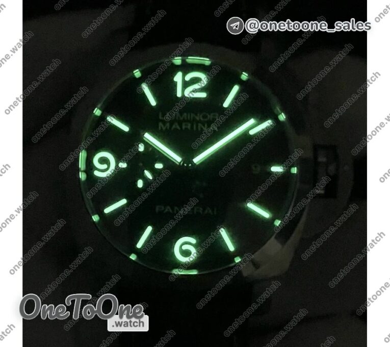 Реплика часов Panerai PAM 312 R Top-tier Копия один в один on Black Leather Strap P.9000 V2