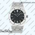 Реплика часов Audemars Piguet Royal Oak Lady 33mm Stainless steel Top-tier Копия один в один Black Dial Stainless steel Bracelet ETA Quartz