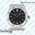 Реплика часов Audemars Piguet Royal Oak Lady 33mm Stainless steel Top-tier Копия один в один Black Dial Stainless steel Bracelet ETA Quartz