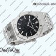 Реплика часов Audemars Piguet Royal Oak Lady 33mm Stainless steel Top-tier Копия один в один Black Dial Stainless steel Bracelet ETA Quartz