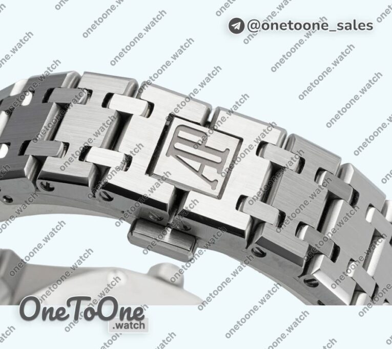 Реплика часов Audemars Piguet Royal Oak Lady 33mm Stainless steel Top-tier Копия один в один Black Dial Stainless steel Bracelet ETA Quartz