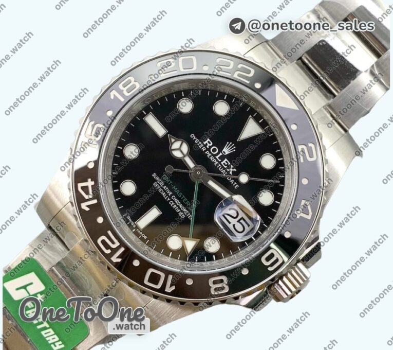Реплика часов Rolex T Master II 116710 LN 904L Stainless steel Top-tier Копия один в один on Oyster Bracelet C+F CHS