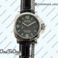Реплика часов Panerai PAM1312 W Top-tier Копия один в один Black Dial on Black Leather Strap P.9010 Clone