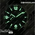 Реплика часов Panerai PAM1312 W Top-tier Копия один в один Black Dial on Black Leather Strap P.9010 Clone