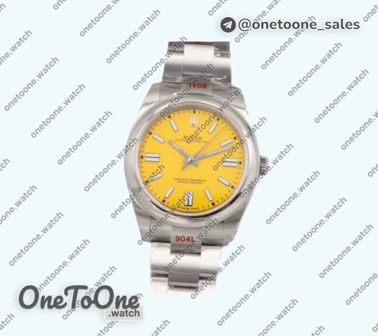 Реплика часов Rolex Oyster Perpetual 124300 41mm Tiffany Blue&Green&Yellow&Red Dials Oyster Bracelet