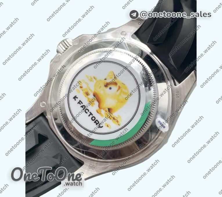 Реплика часов Rolex YachtMaster 226659 42mm 904L Stainless steel Увеличенный вес Black Rubber KF
