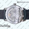 Реплика часов Iwc Portuguese IW358304 Top-tier Копия один в один Stainless steel White Dial Blue Markers Blue Leather Strap