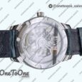 Реплика часов Iwc Portuguese IW358304 Top-tier Копия один в один Stainless steel White Dial Blue Markers Blue Leather Strap