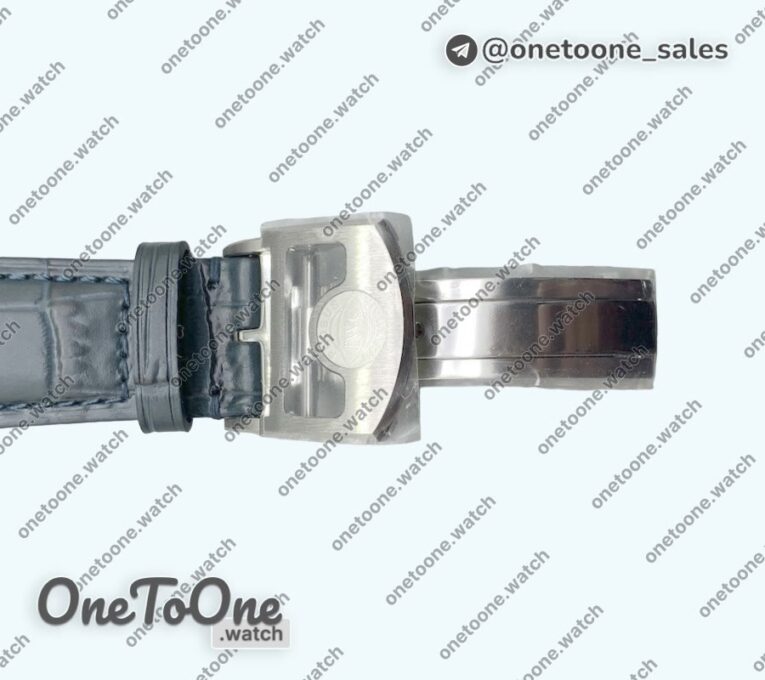 Реплика часов Iwc Portuguese IW358304 Top-tier Копия один в один Stainless steel White Dial Blue Markers Blue Leather Strap