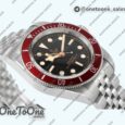 Реплика часов Tudor Heritage Black Bay Shield Top-tier Копия один в один Red Bezel Jubilee Bracelet