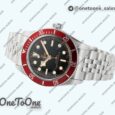 Реплика часов Tudor Heritage Black Bay Shield Top-tier Копия один в один Red Bezel Jubilee Bracelet