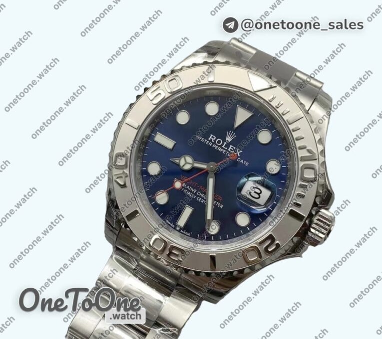 Реплика часов Rolex YachtMaster 126622 904L Stainless steel Blue Dial Bracelet 3235