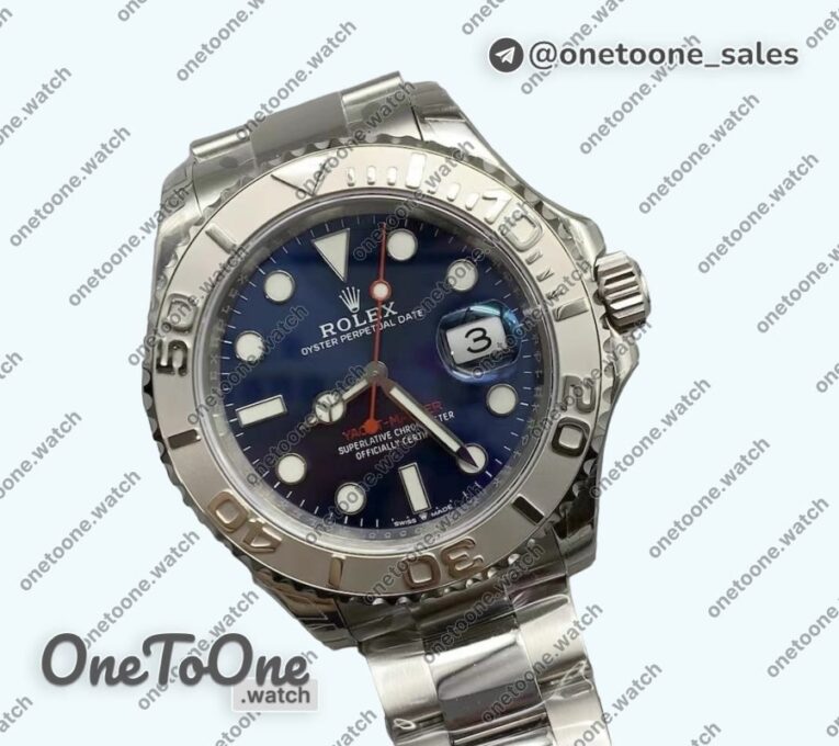 Реплика часов Rolex YachtMaster 126622 904L Stainless steel Blue Dial Bracelet 3235