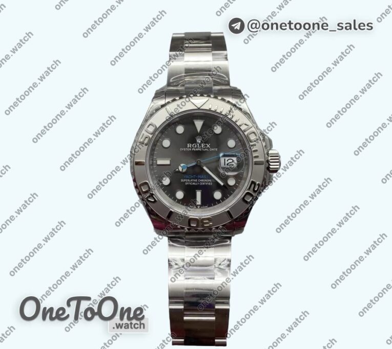 Реплика часов Rolex YachtMaster 126622 904L Stainless steel Grey Dial Bracelet 3235