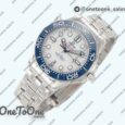Реплика часов Omega Seamaster Diver 300M Tokyo 2020 Top-tier Копия один в один Blue Ceramic Bezel White Dial Bracelet