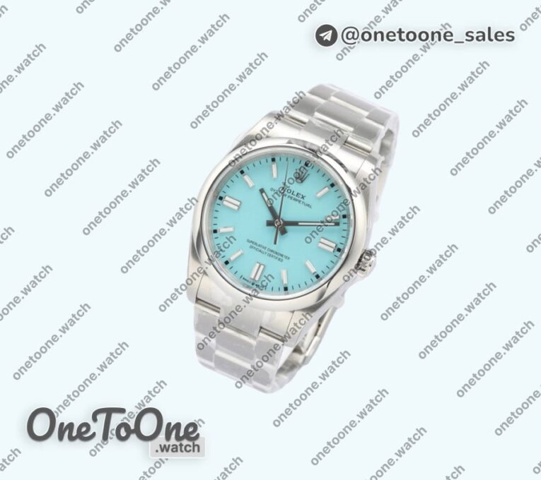 Реплика часов Rolex Oyster Perpetual 126000 36mm Tiffany Blue&Green&Pink&Red Dials Oyster Bracelet