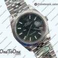 Реплика часов Rolex DateJust 41 126334 Top-tier Копия один в один 904L Steel Green Texuted Dial on Jubilee Bracelet