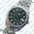 Реплика часов Rolex DateJust 41 126334 Top-tier Копия один в один 904L Steel Green Texuted Dial on Jubilee Bracelet