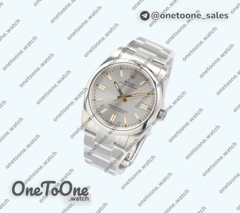 Реплика часов Rolex Oyster Perpetual 126000 36mm Blue&Silver&Yellow Dials Oyster Bracelet