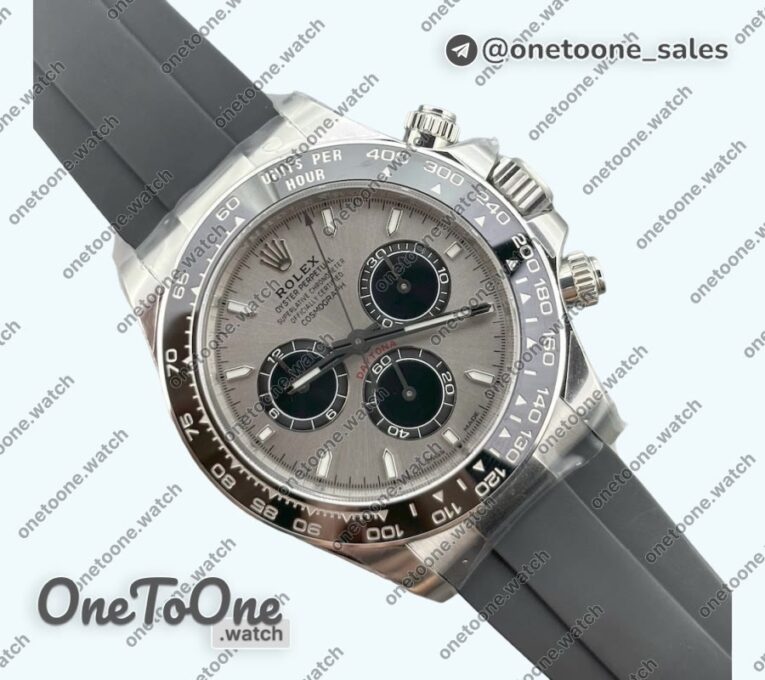 Реплика часов Rolex Daytona 126519 Top-tier Копия один в один 904L Stainless steel Case and Bracelet Gray Dial