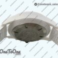 Реплика часов Iwc Pilot Chrono IW389105 Real White Ceramic Top-tier Копия один в один Black Dial on White Leather Strap TW