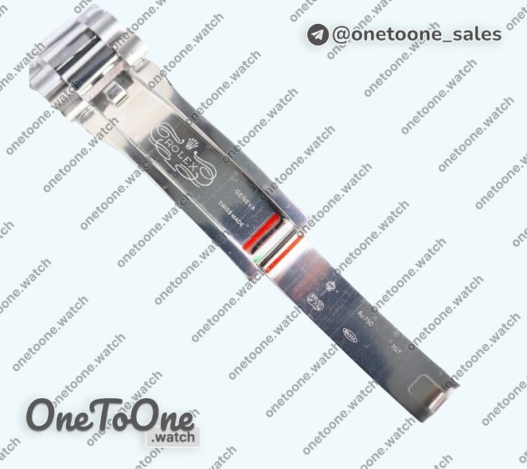 Реплика часов Rolex DayDate 40 Stainless steel Top-tier Копия один в один 904L Steel Black Dial Stick Marker on President Bracelet V5 (Увеличенный вес)